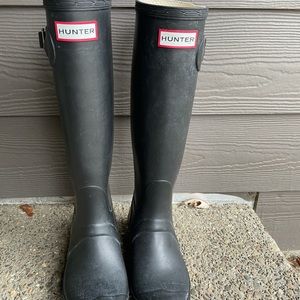 Hunter original tall matte boots